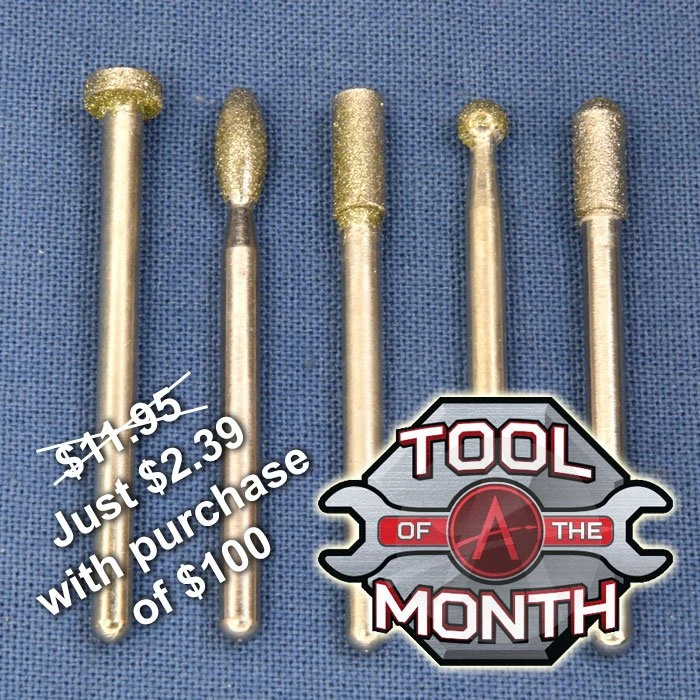Sanding Burr Set With Pin Vise 15 Sanding Burr Set With Pin Vise - Image 13