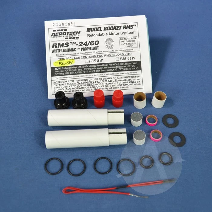 Aerotech 24mm Propellant Kit - F35W-8 3 Aerotech 24mm Propellant Kit - F35W-8