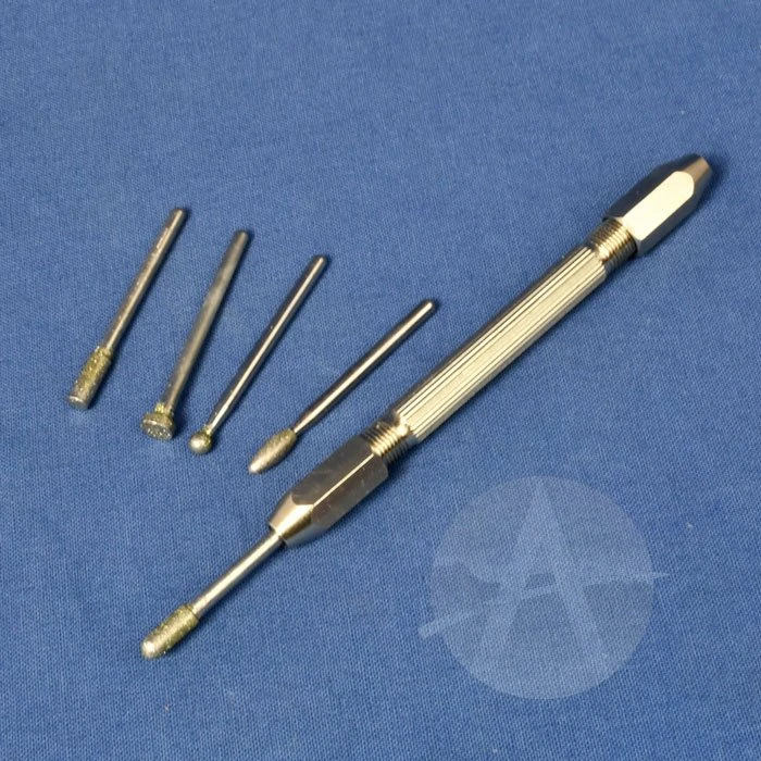 Sanding Burr Set With Pin Vise 3 Sanding Burr Set With Pin Vise